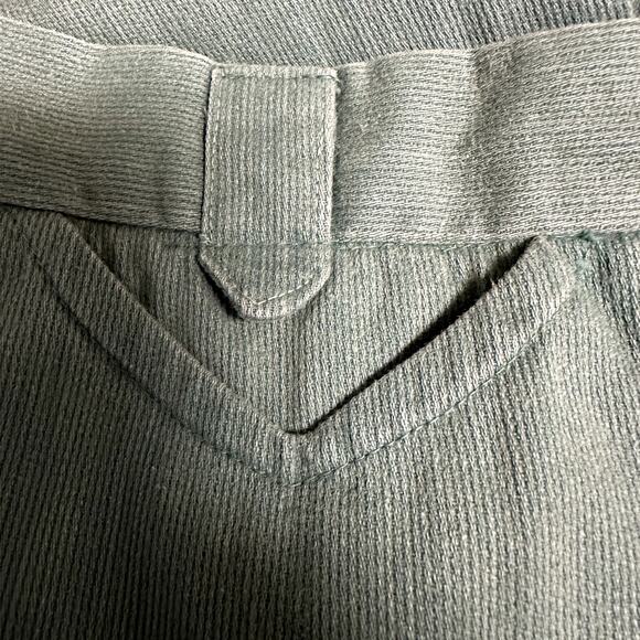 Vintage Selador Bell Bottoms 70s Corduroy Pants High Pocket Cotton Green 26x31 - Picture 3 of 8